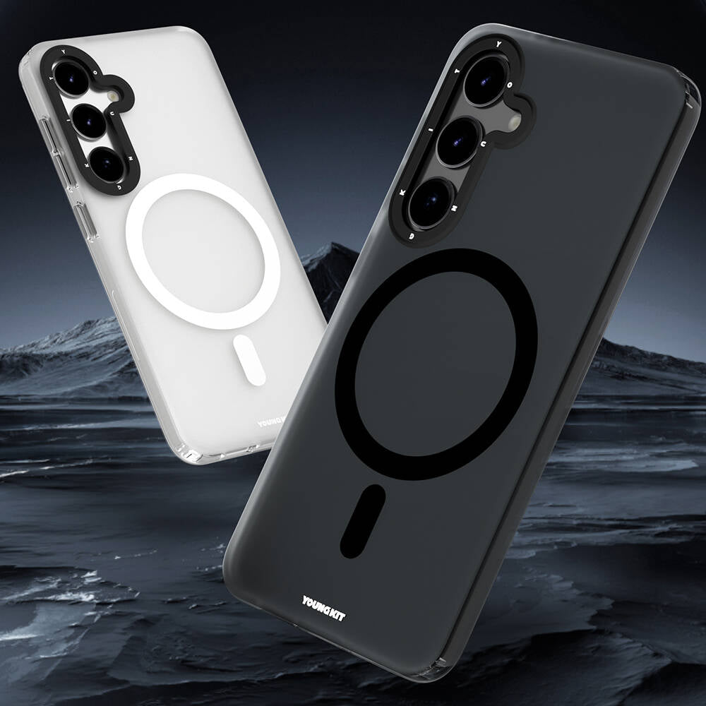 Youngkit Hidden Sand Serisi Galaxy S24 Plus Kılıf Magsafe Şarj Özellikli Telefon Kılıfı - 10 Youngkit Hidden Sand Serisi Galaxy S24 Plus Kılıf Magsafe Şarj Özellikli Telefon Kılıfı - 10